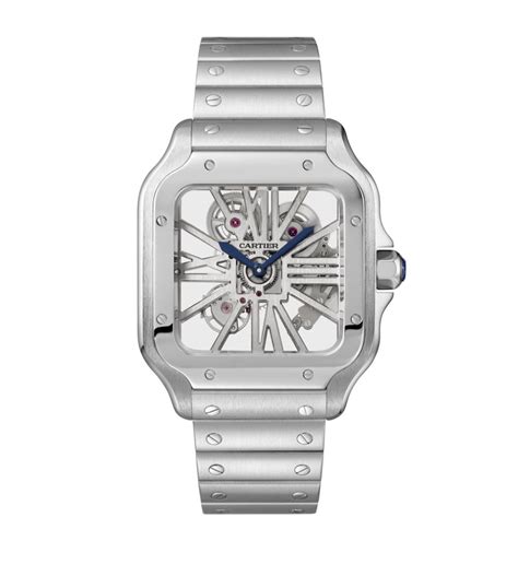 cartier stainless steel back|stainless steel cartier skeleton.